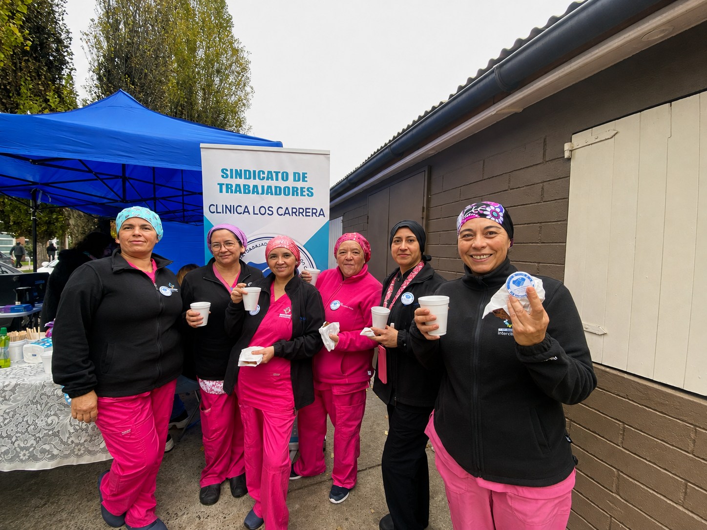 Actividad del Sindicato de Trabajadores Clínica Los Carrera